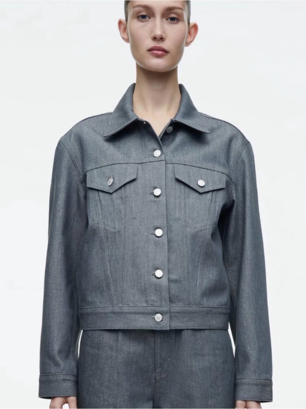 COS Oversized Raw Denim Jacket NWT
